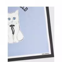 KARL LAGERFELD - Ikon Choupette Print Slk Scarf - 1KZ - B4W33095/1KZ