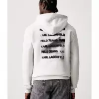 Sudadera con Capucha con Logotipo Cuadrado Degradado de Karl Lagerfeld  KARL LAGERFELD JEANS