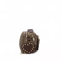 XTI Bolso Bandolera con Cierre de Cremallera 184651-TAUPE