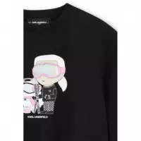 Sudadera Juniors Negro  KARL LAGERFELD