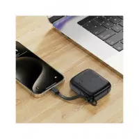 Acefast Bateria Externa Portatil 10000MAH 20W M15 Negra Cable USB C Integrado  LALO