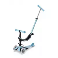 Patinete MINI2GROW 4EN1 Deluxe Magic Led Azul  M-CRO