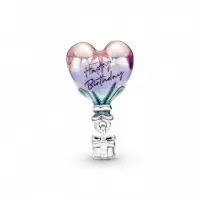 PANDORA Moments Charm en Plata de Ley Globo Aerostático Feliz Cumpleaños 791501C01