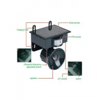ANDOWL Repeledor de Aves Solar Ultrasonido Q-N97