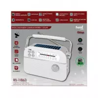 SAMI Radio Multimedia 3 Bandas y Solar RS-11863 Blanco