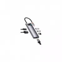 Hub 6-1 BASEUS CAHUB-CW0G Usb-c To 3X USB 3.0 + HDMI + Usb-c Pd + RJ45