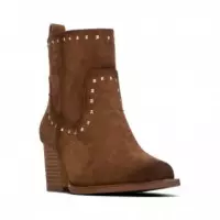 XTI Botín en Suave Antelina 146479-CAMEL
