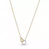 PANDORA Collar en Plata de Ley y con un Recubrimiento en Oro 364825C01