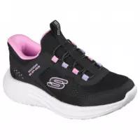 Playeras SKECHERS Slip Ins Negras Rosa