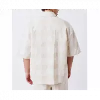 Camisa PxP Jacquard beige PB