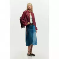 Chaqueta Efecto Piel Combinada de DESIGUAL