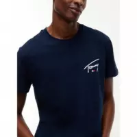 SLIM FIT SIGNATURE GRAPHIC TEE DARK BLUE