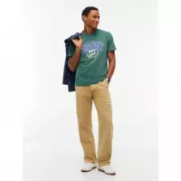 TJM REG CREST ARCH TEE EXT VELVET GREEN