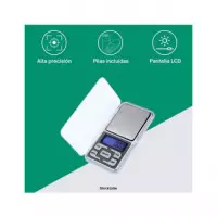 STOCK LIDER Pesa Digital Bolsillo Precision Gramera 0.01G-200GR a Pilas SL10184