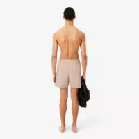 Bañador LACOSTE Beige Banda Lateral
