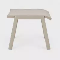 Reposapiés Victor Apilable de Aluminio y Textilene Beige para Exterior Terrazza Collection®  TERRAZZA COLLECTION