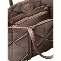WOVEN SUEDED SHOULDER BAG MOONSTRUCK SUE