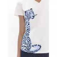 Camiseta Leopardo Azul de LOLA CASADEMUNT