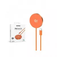 ACCETEL Cargador Magsafe 25W Magcharge ACW4220 Naranja con Tipo C