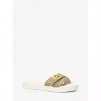 Chancla Brillante con Adorno y Logotipo de MICHAEL KORS