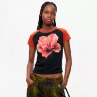 Camiseta Manga Corta Estampada  DESIGUAL