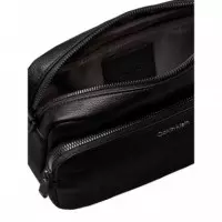 EMBLEM AOP DEBOSS CAMERA BAG BLACK