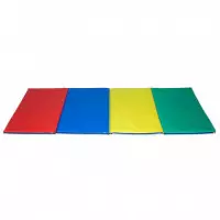 Colchoneta Plegable 4 Cuerpos Multicolor  SUMO DIDACTIC