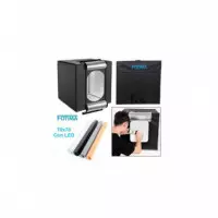 Fotima Mini Estudio Profesional 70X70 Con Iluminación LED