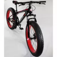 FTB-T002 - Bicicleta Fatbike Adulto Negro/rojo  NEW SPEED