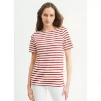 Camisetas Hombre Camiseta Unisex SAINT JAMES Levant Modern Coop Ecru Persan