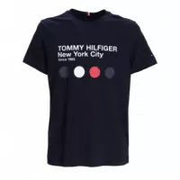 TOMMY HILFIGER - Metro Dot Graphic Tee - DW5 - F|MW0MW29389/DW5