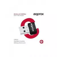 AQPROX Adaptador Wifi-ac Nano USB 2.0 600MPS APPUSB600NAV2