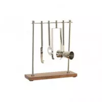 Set Cocteleria Base Madera  PÉREZ ÁVILA