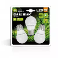 Bombillas Led Pack 3 5W G45 E27 Luz Blanca AIRMEC