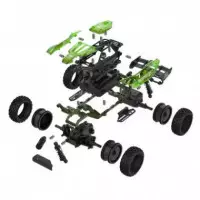 Coche de Carreras Todoterreno 3 en 1 a Control Remoto 1/18