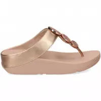Esclava 3 Circulos Rosa Oro  FITFLOP