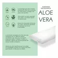 Almohada (pack de 2) Viscoelásticas con Funda de Aloe Vera  MESEFOR