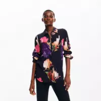 Camisa Nagoya de Estampado de Flores  DESIGUAL